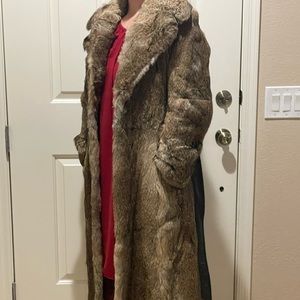 Elegant Fur Long Coat